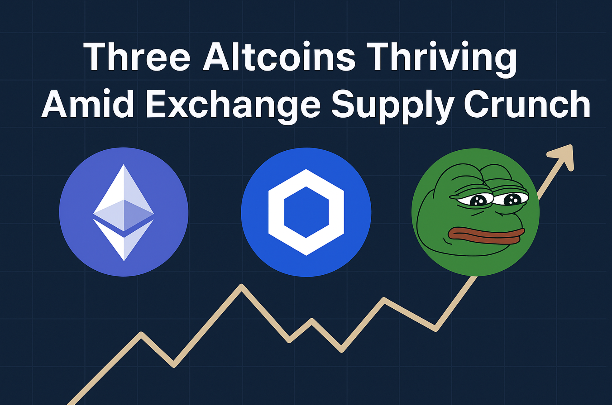 Three Altcoins Surging Amid Exchange Supply Shortages